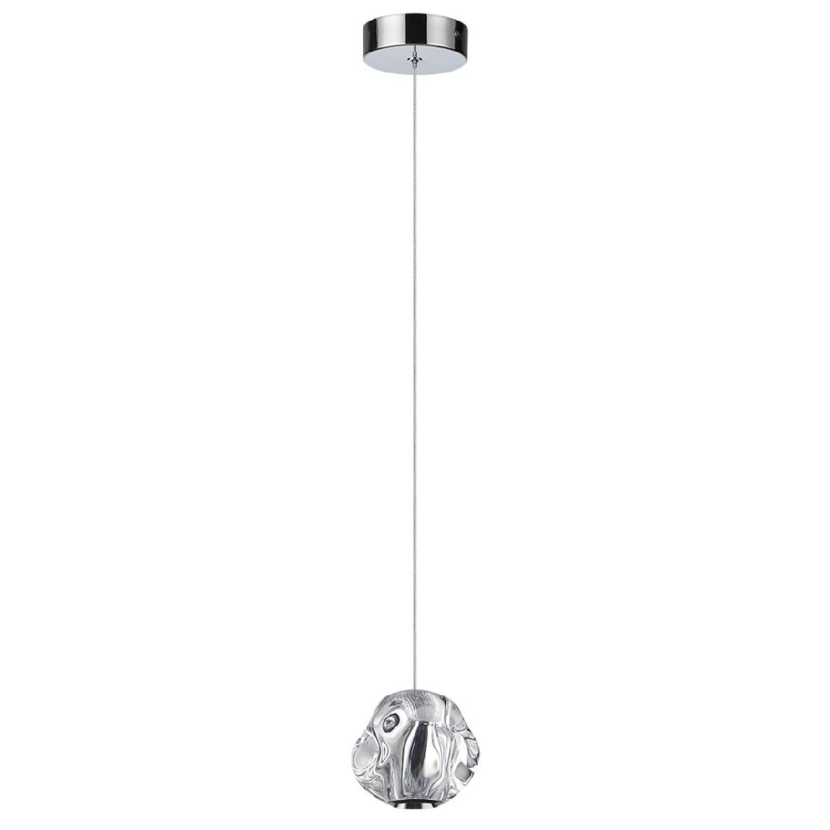 Светильник 11 см, 5W, 4000K, Odeon Light Jemstone 5084/5L, хром