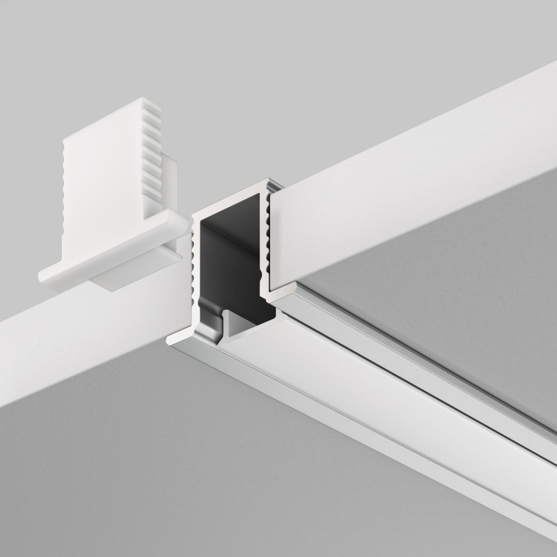 Алюминиевый профиль встраиваемый для светодиодной ленты 2000*12,4*9 мм Maytoni Led strip ALM-1209-S-2M