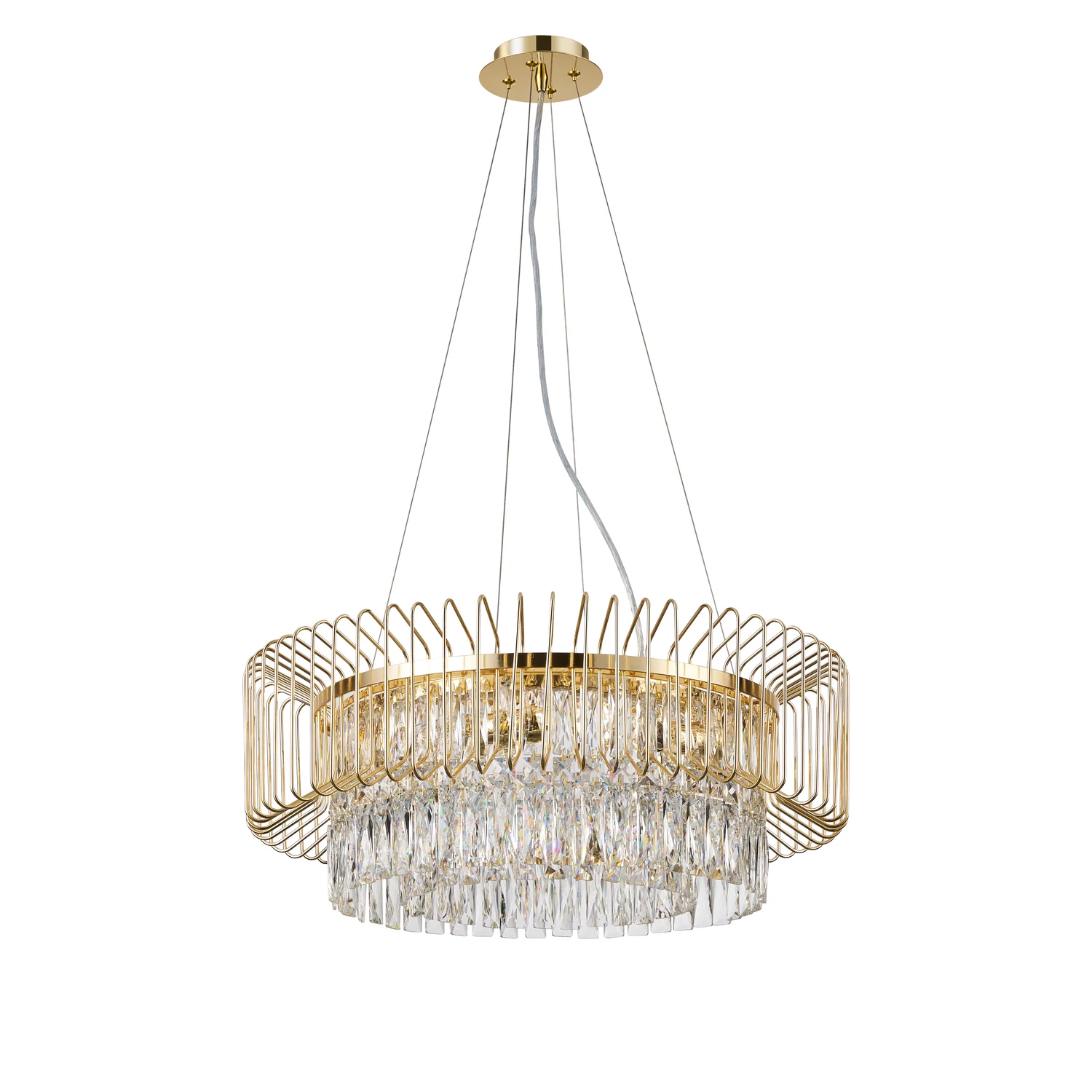 Подвесная люстра 60 см, Favourite 4779-6P Subito, золото