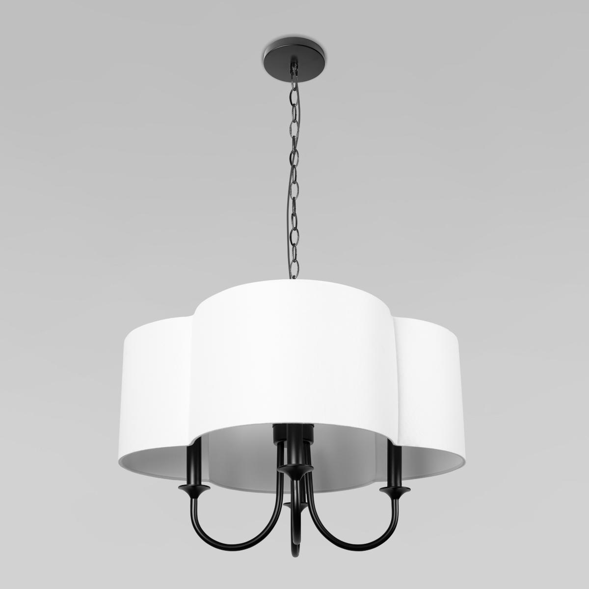 Подвесной светильник 59*59*59/143 см, 4*E14 LOFT IT Silence 10303P Black черный