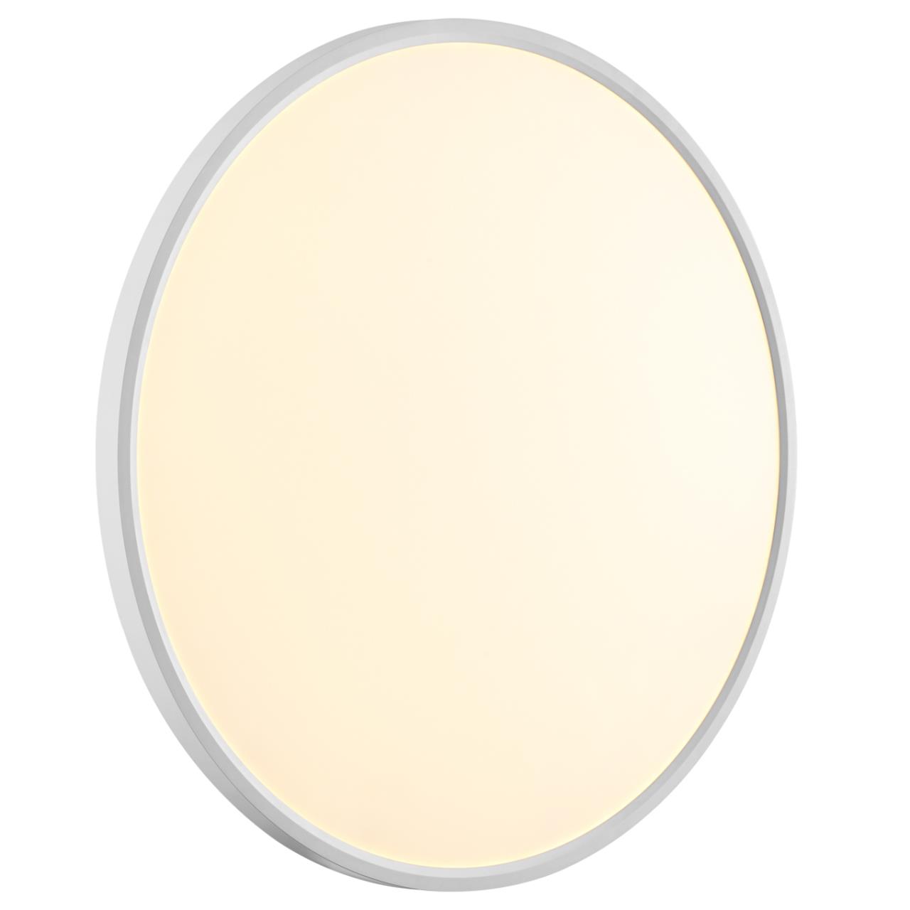 Cветильник 60*2,5 см, LED 48W, 3000/4000 К, IP40, белый, пластик Sonex Alfa White, 7659/48L