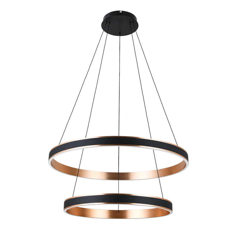 Люстра 70*5 см, 1 LED*95W, 4000 К, Divinare Avanti 1926/17 SP-2, Латунь