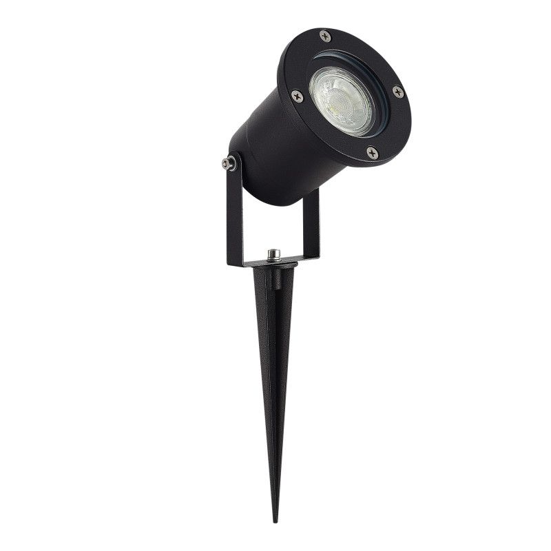 Грунтовый светильник *9,5*33,5 см, 1*GU10*50W, ST-Luce YARDO SL9014.425.01, черный