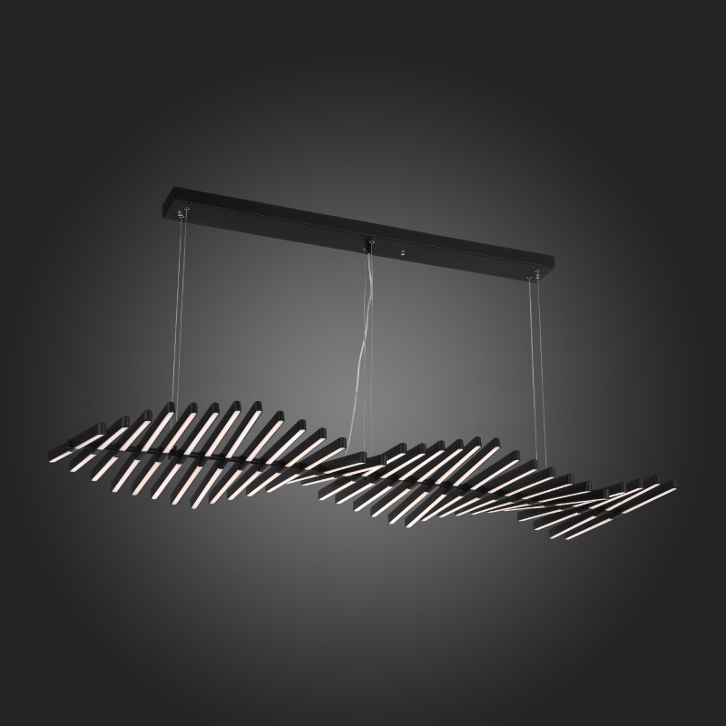 Люстра подвесная 145*47 см, 150W 3000-6000K ST LUCE PICODI SLD001.403.30 Черный
