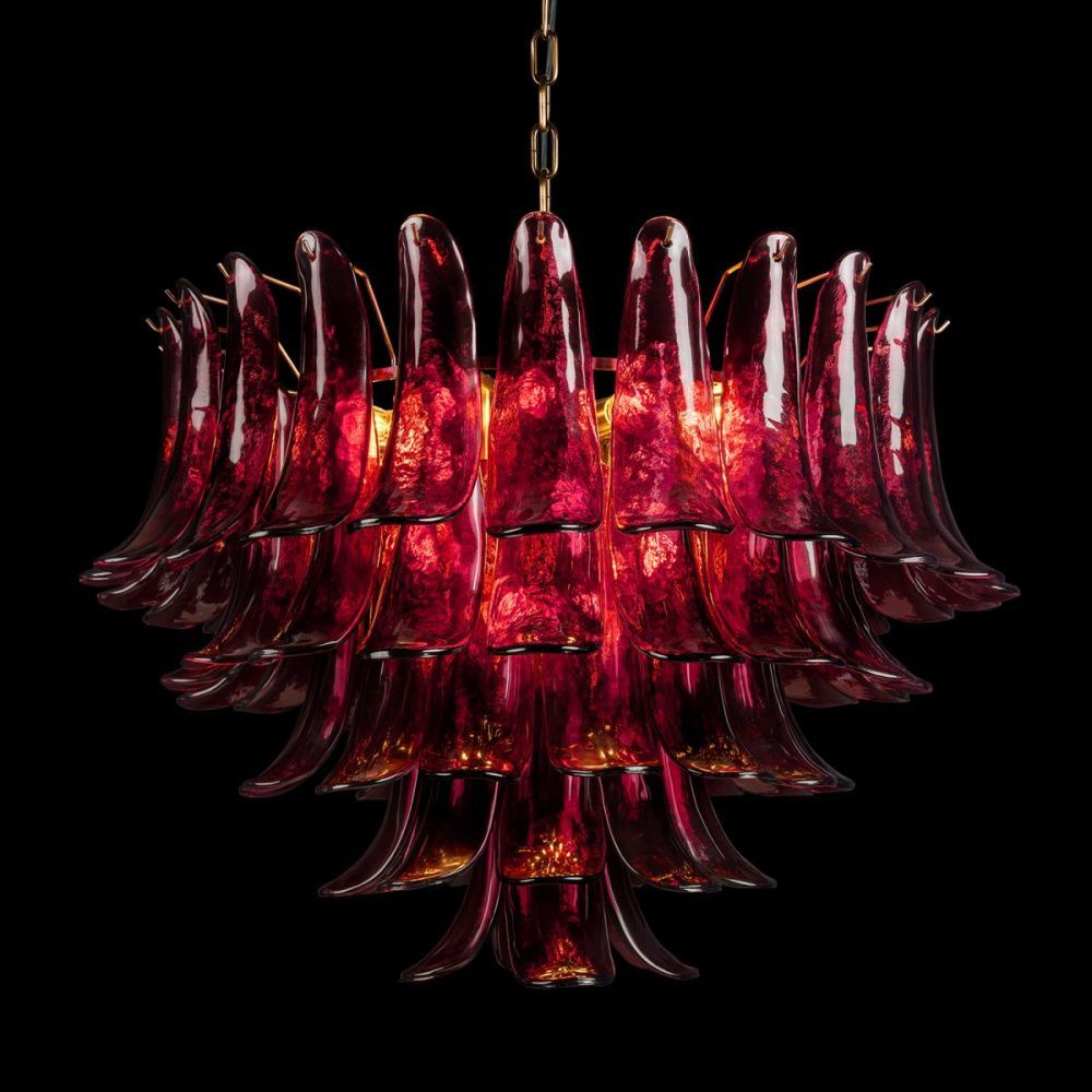 Подвесная люстра 80 см, Loft IT Lilou 10600/800 Burgundy, бронза