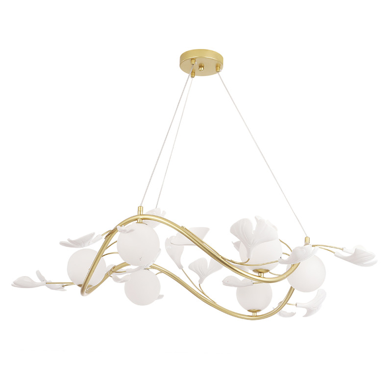 Светильник 91 см, Crystal Lux COLIBRI SP6 GOLD, золото