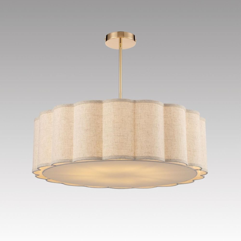 Люстра потолочная *64*54,5-54,5 см, 7*E14*40W, Lumion Kortni LUM8287/7, золотой