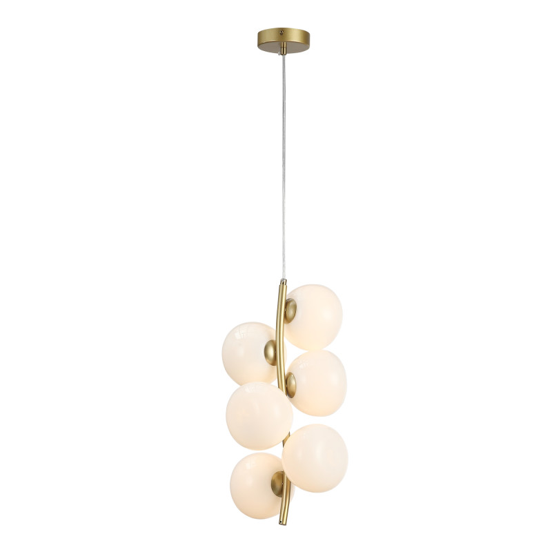 Светильник  подвесной SWEVEN 6*G9 LED*5W 4000K ST LUCE SL1519.303.06 латунь