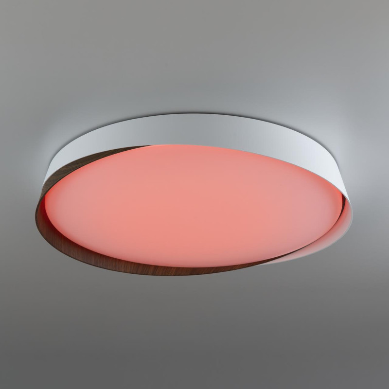 Светильник 52 см, 68W, 3000-5500K, 5800Lm, 21 м2 CL754450G BONNY Белый+Венге LED с пультом