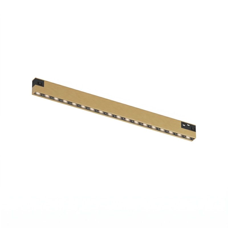 Светильник на шине 30,3*1,14*2,57 см, *LED*10W, 2700-6500K, Denkirs SHINE PRIME GRILL Zigbee | ШАЙН ПРАЙМ ГРИЛЬ Zigbee DK4971-SB, сатинированная латунь