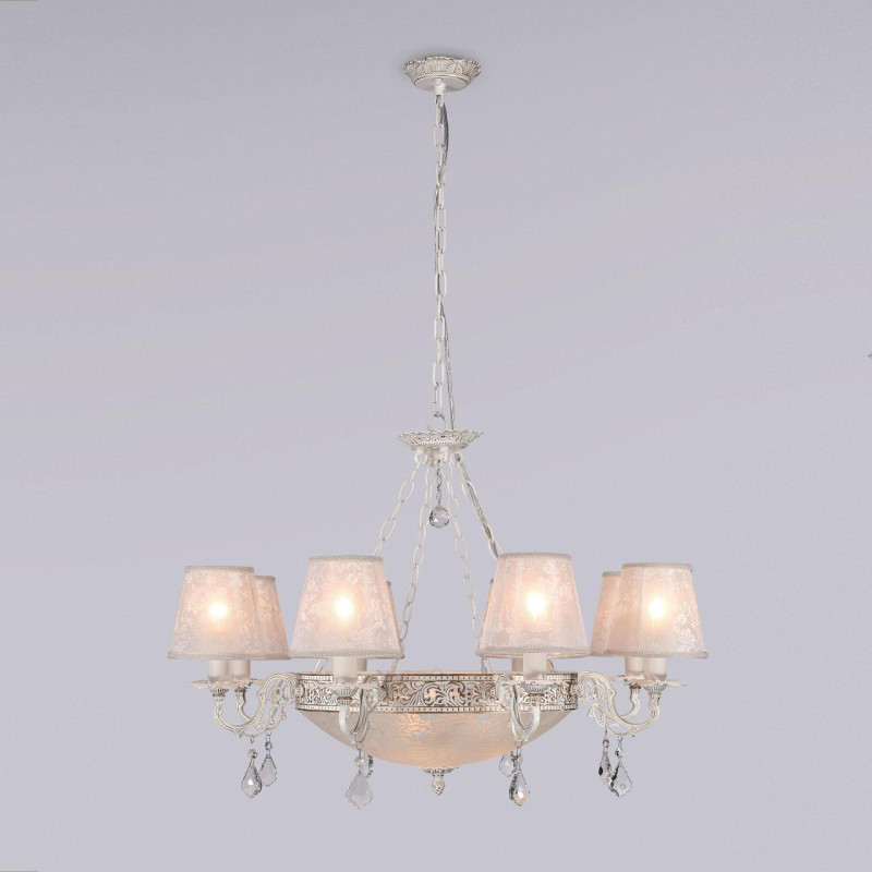 Подвесная люстра Citilux Бельведер CL424181, белое золото