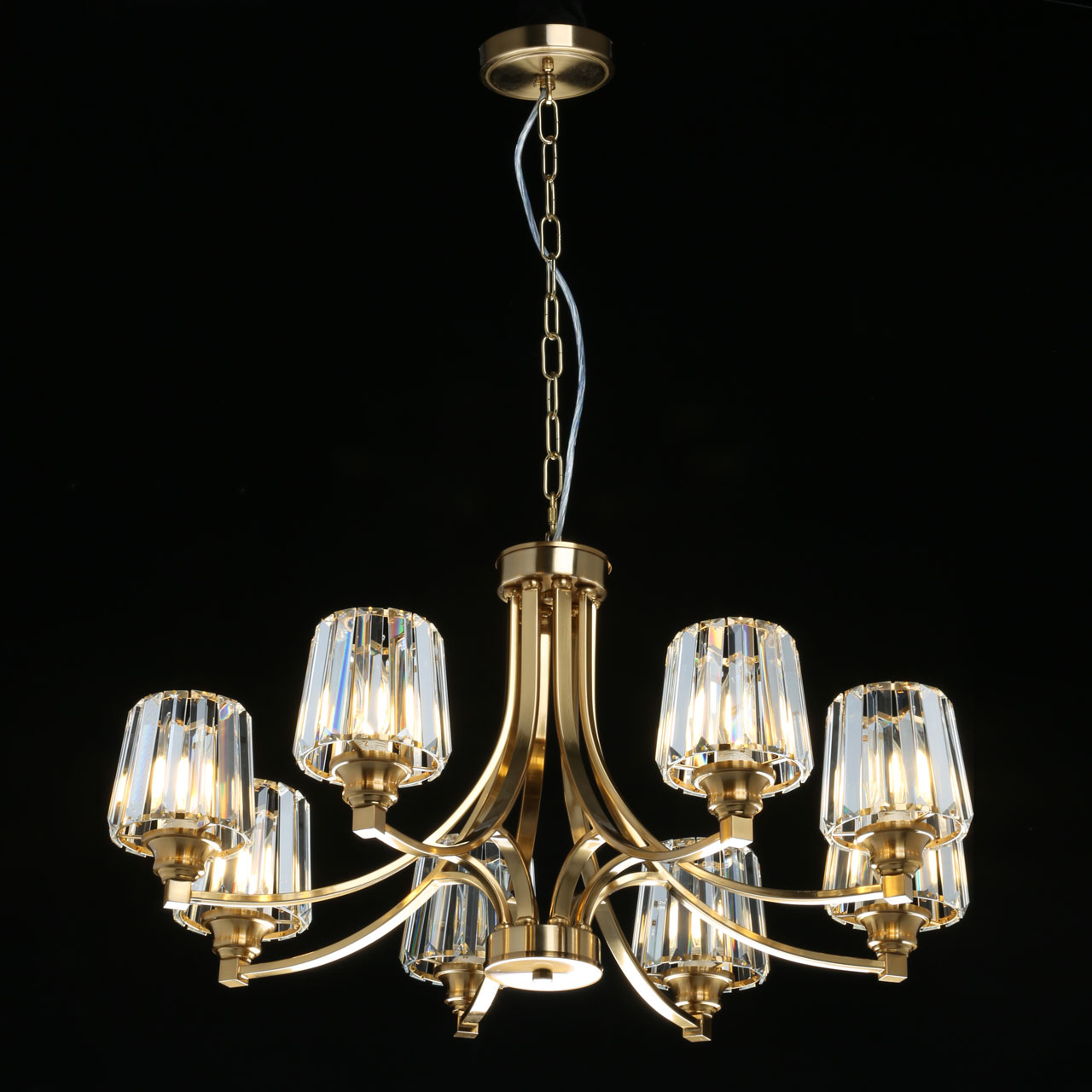 Люстра 80*95 см, 8*E14 бронза MW-Light Илвита 624011108