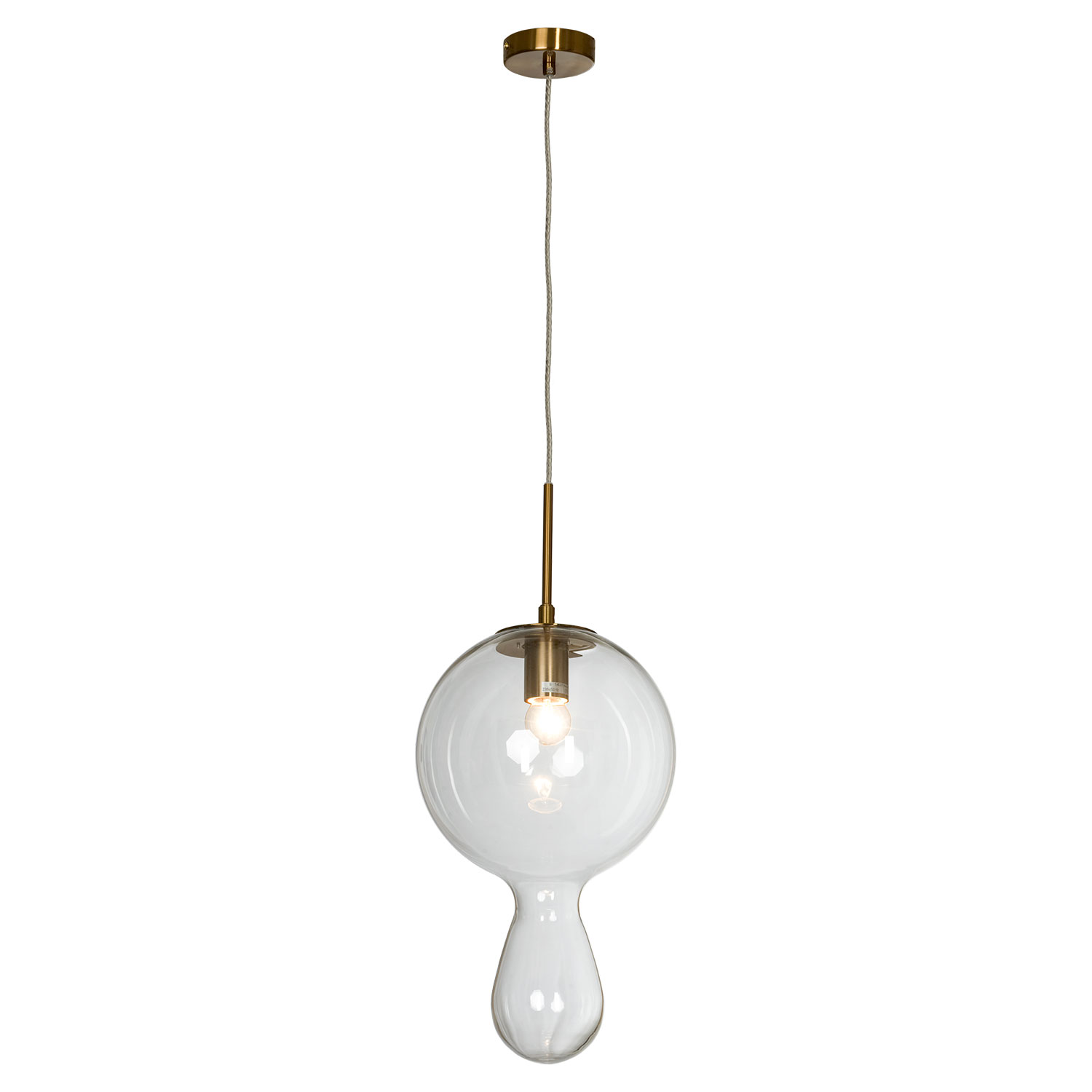 Подвесной светильник Lussole LSP-8497, 25*65 см, бронзовый