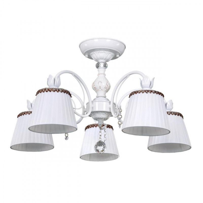 Люстра 65*65*38 см, 5*E14, 40W, Omnilux Omnilux 464 OML-46407-05, белый