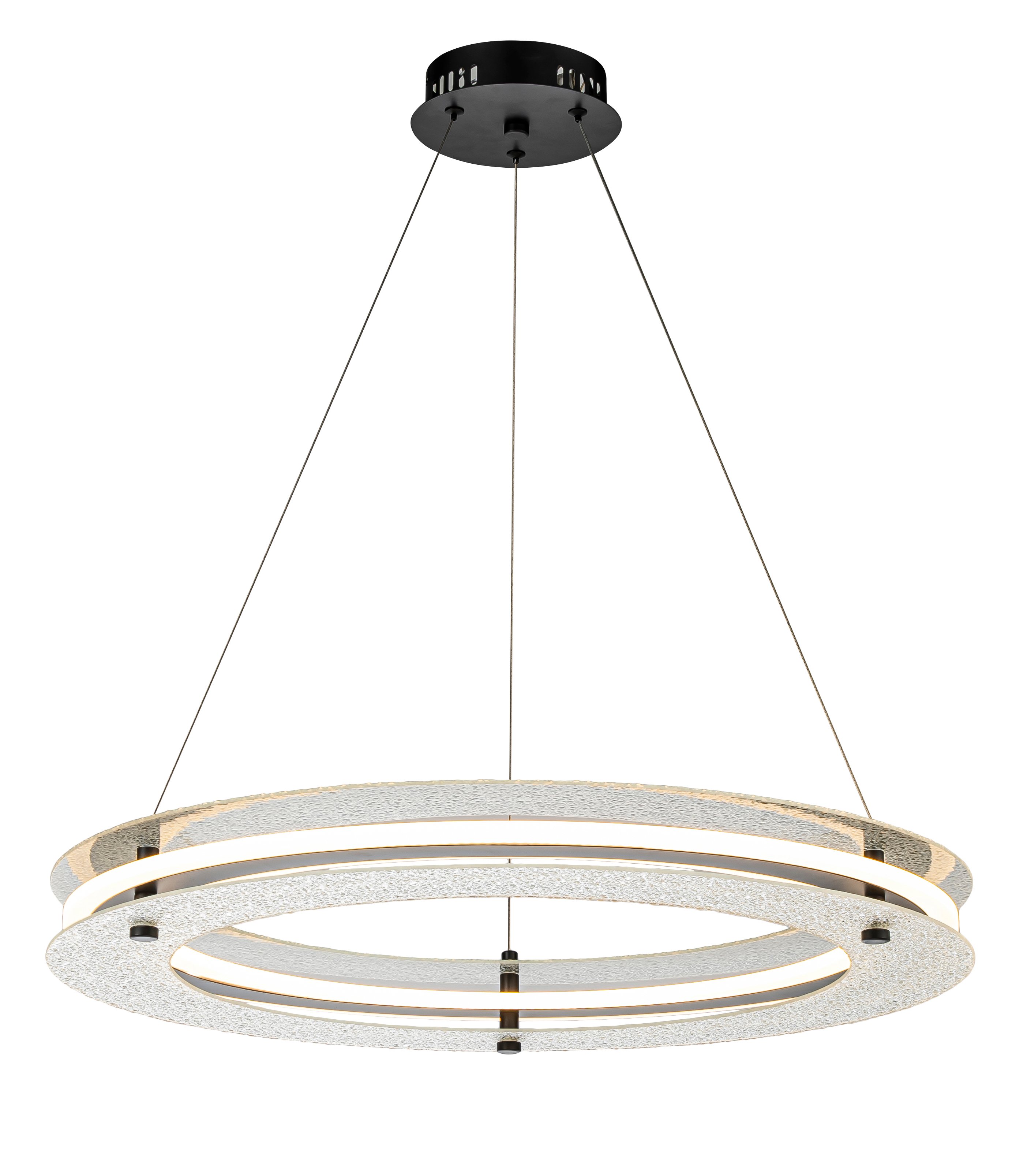 Люстра 800*1200, LED, 80W 4000K NewRgy LED 82120-D800 BLACK, Черный