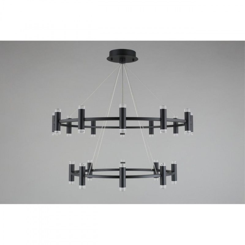 Каскадная люстра 83*60-120 см 200W, 3000K, Aployt Klarcia APL.037.03.200, черный