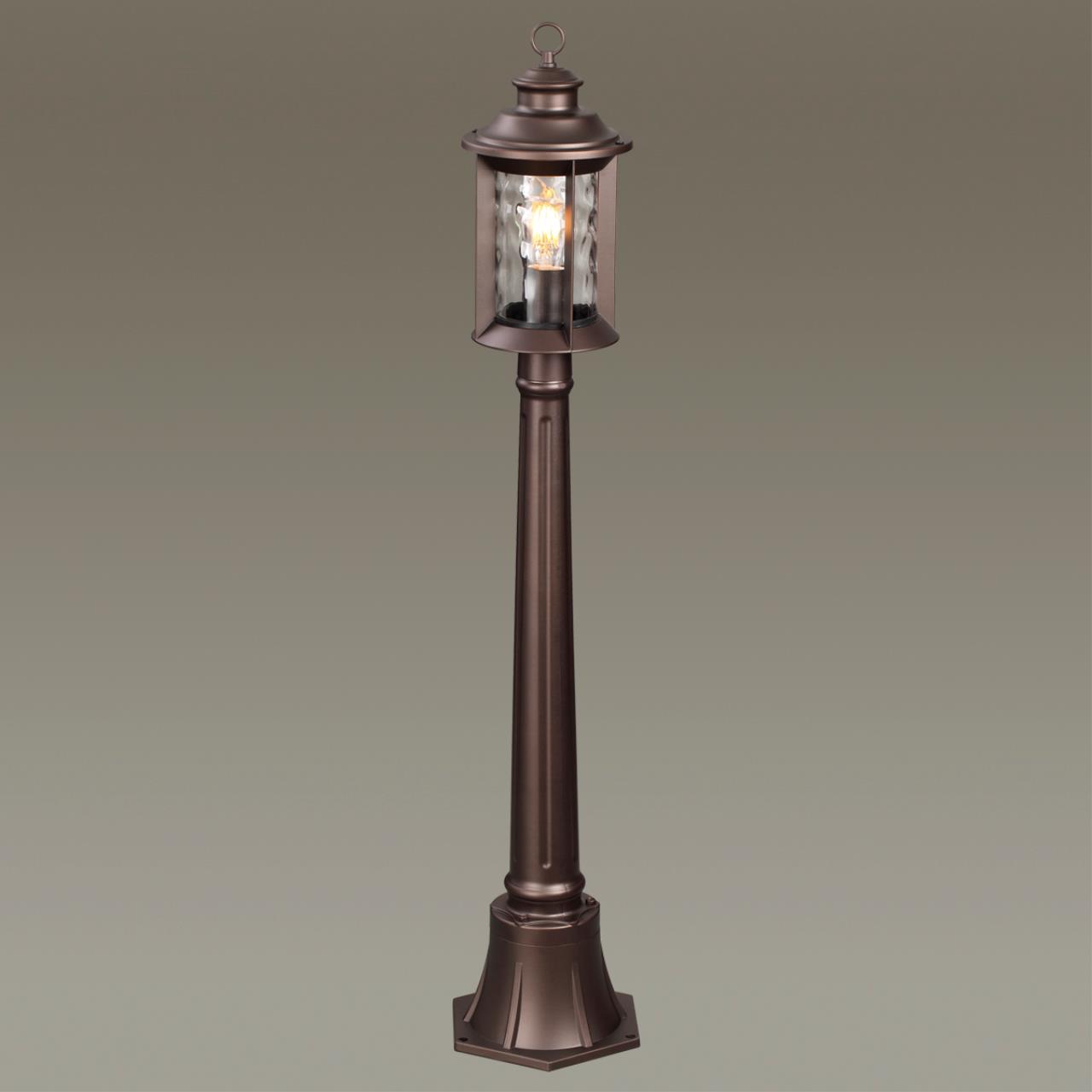 Уличный светильник Odeon Light Mavret 4961/1F Коричневый