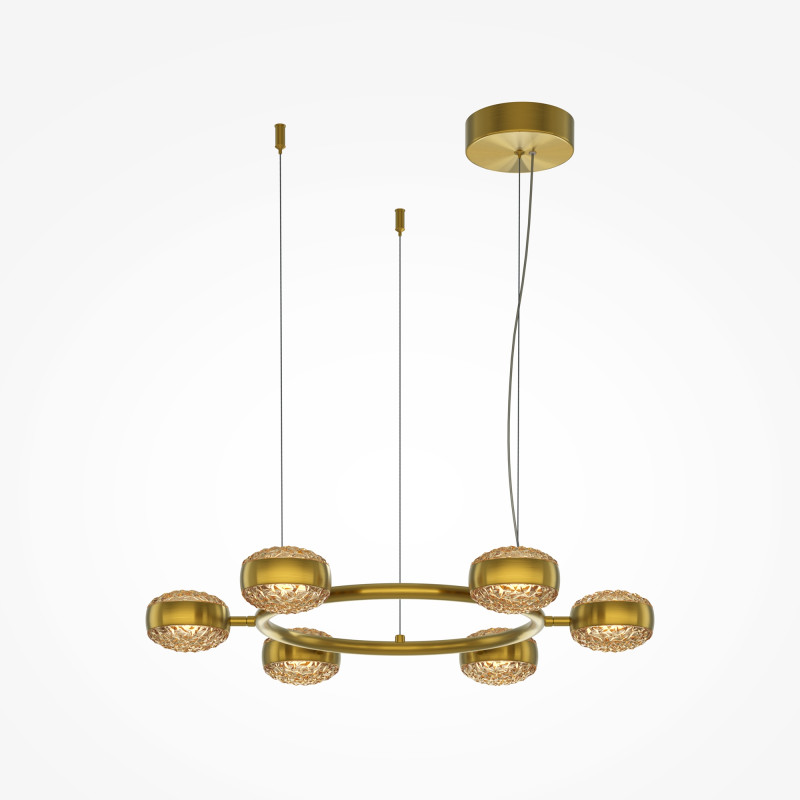 Подвесной светильник 78*78*310 см, LED, 60W, 3000К, Maytoni Mind MOD299PL-L60BS3K латунный