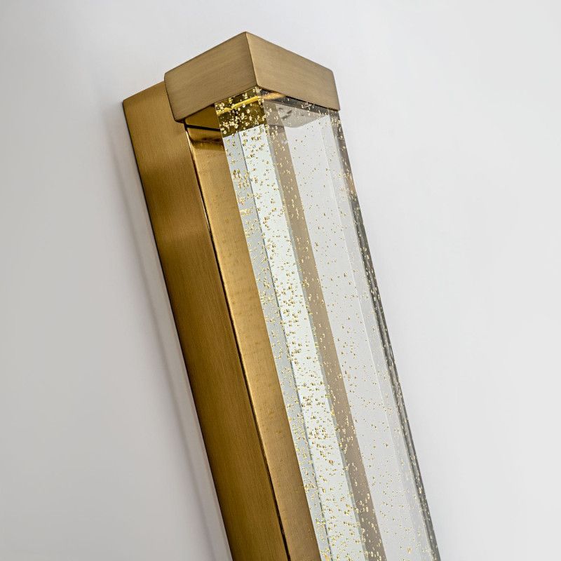 Настенный светильник 10*62 см, LED 18W 3000-6000K MODELUX ML.544.620 BS латунь