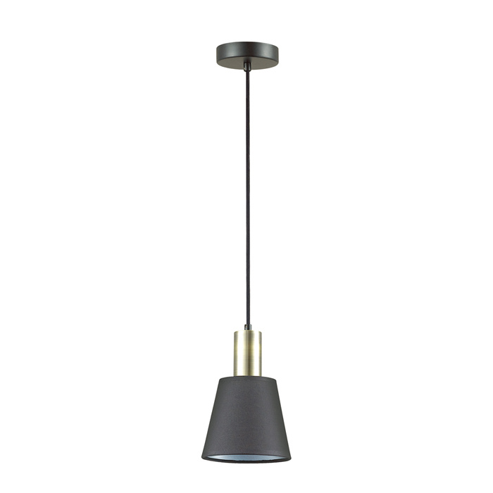 Подвесной светильник Lumion Marcus 3638/1, черный, диаметр 14 см
