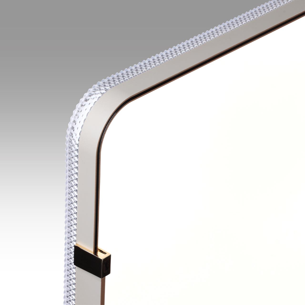 Светильник 49*48,5*7,3 см, LED 1*70W, 3000-6000 К, Sonex Olidi White 7680/EL, белый/золотой
