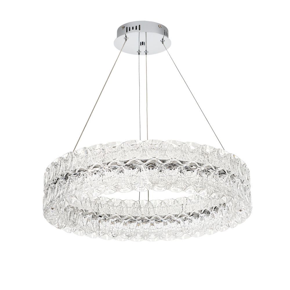 Люстра *60*13 см, LED*45W, 3000-6000K, Modelux  ML.8185.600 CR, Хром