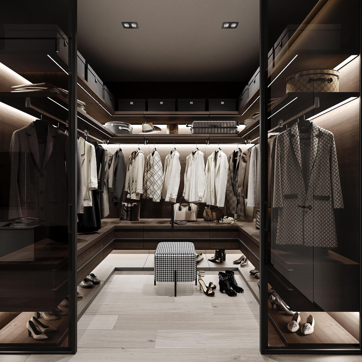 Встраиваемый светильник 10*10*2,5 см, GU10 LOFT IT Trick 10342 White белый