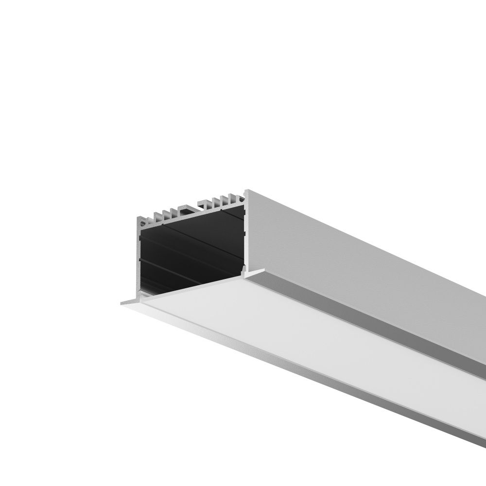 Встраиваемый с накладным фланцем профиль Maytoni Led Strip  Серебро 642003, Белый