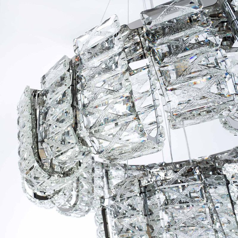 Подвесная люстра 45*80*60/120 см, 36xG9 MODELUX ML.755.36 CR хром