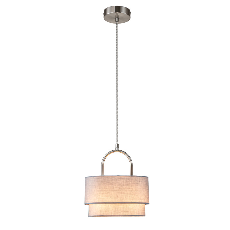 Подвесной светильник 22*13*160 см, 2*E14*40W, Indigo Classic V000440, никель, 13024/2P Nickel