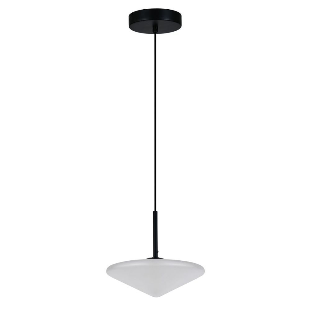 Подвесной светильник 20 см, Indigo Option 11068/1P Black V000594, черный