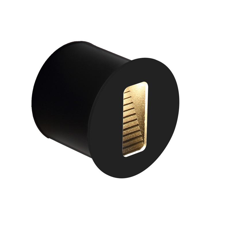 Светильник для ступеней 9,2*7,2 см, 1*LED, 5W, 3000К, Favourite Glimt 4390-1W черный