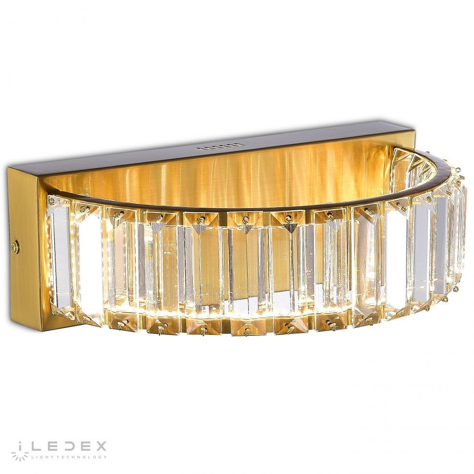 Бра 30-11 см, LED*9W, 3000K, iLedex Woodstock W2114 BR, Латунь