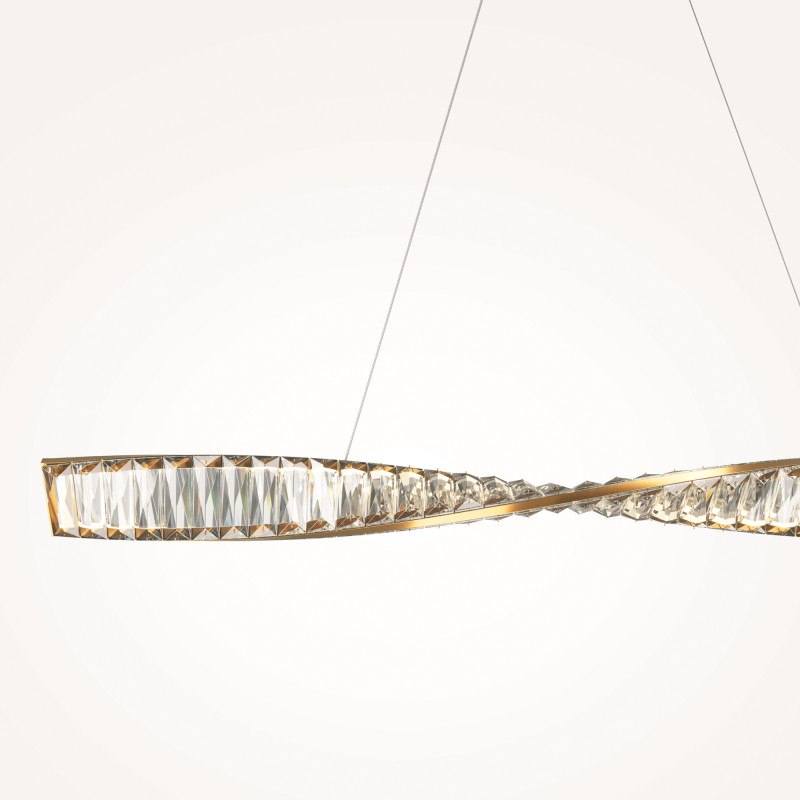 Подвесной светильник 100*8*311,1 см, LED, 27W, 3000К, Maytoni Krone P097PL-L28BS3K латунный