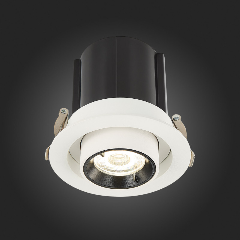 Встраиваемый светильник 9 см, 12W 3000K ST LUCE Встраиваемые светильники ST702.238.12 Белый