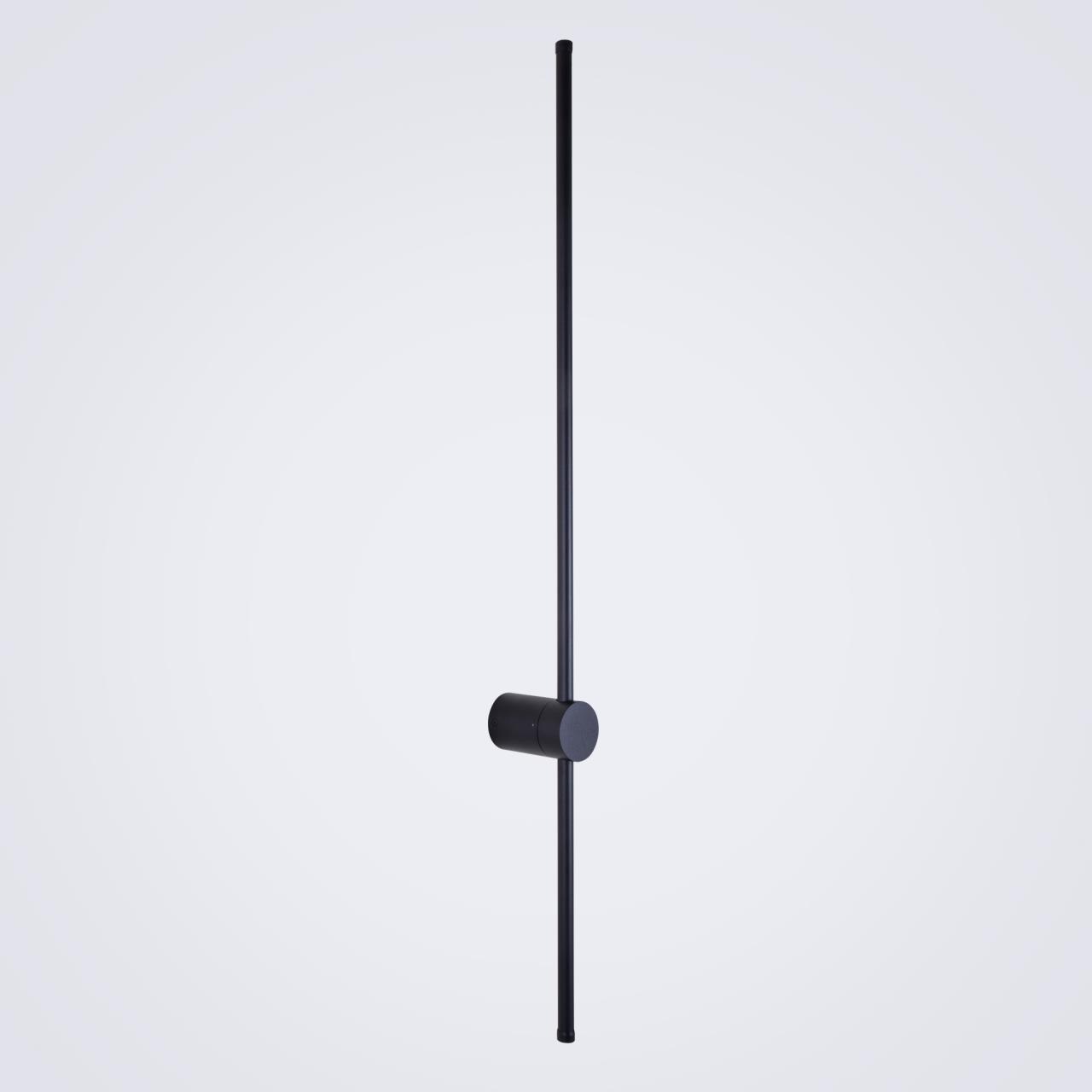 Бра 6*10*100 см, LED 27W, 3000 / 6000K, LED4U L7271-1000 BK черное