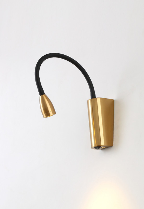 Бра 4*6 см, 1*3W, 3000K, Crystal Lux CLT 213W BS Латунь