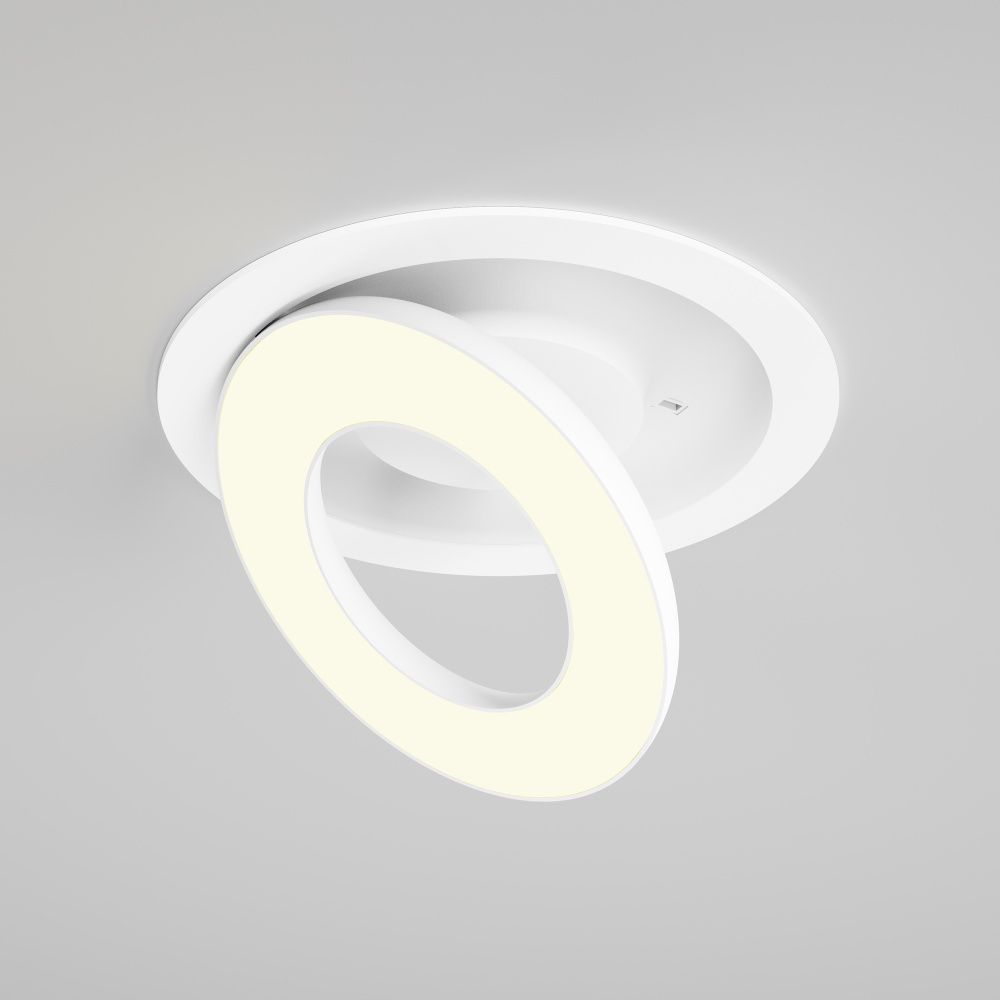 Встраиваемый светильник  DL102-12W3K-W **-3,6 см, *LED*12W, 3000K, Maytoni technical Vector DL102-12W3K-W, Белый