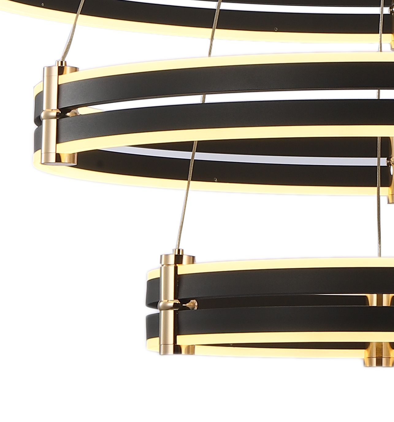Светильник подвесной 40/60/80 см, LED 228W 3000/4000/6000K антрацит Zortes Duble-r ZRS.30515.228