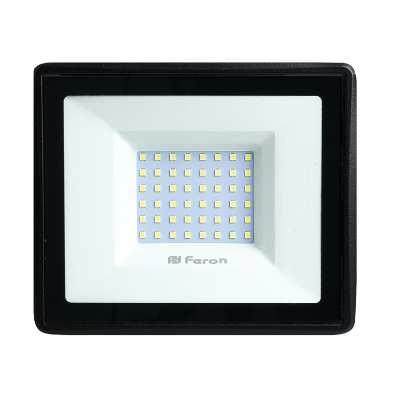 Прожектор светодиодный 2835 SMD 70W 6400K IP65  AC230V/50Hz, черный, LL-931 Feron 41551