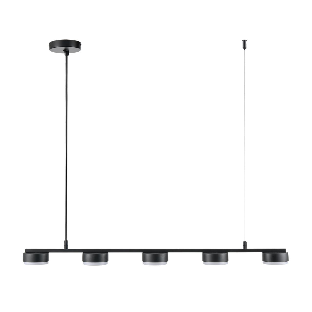 Светильник подвесной 8*80*80 см, 5*GX53 Lumion Torina 8117/5 черный
