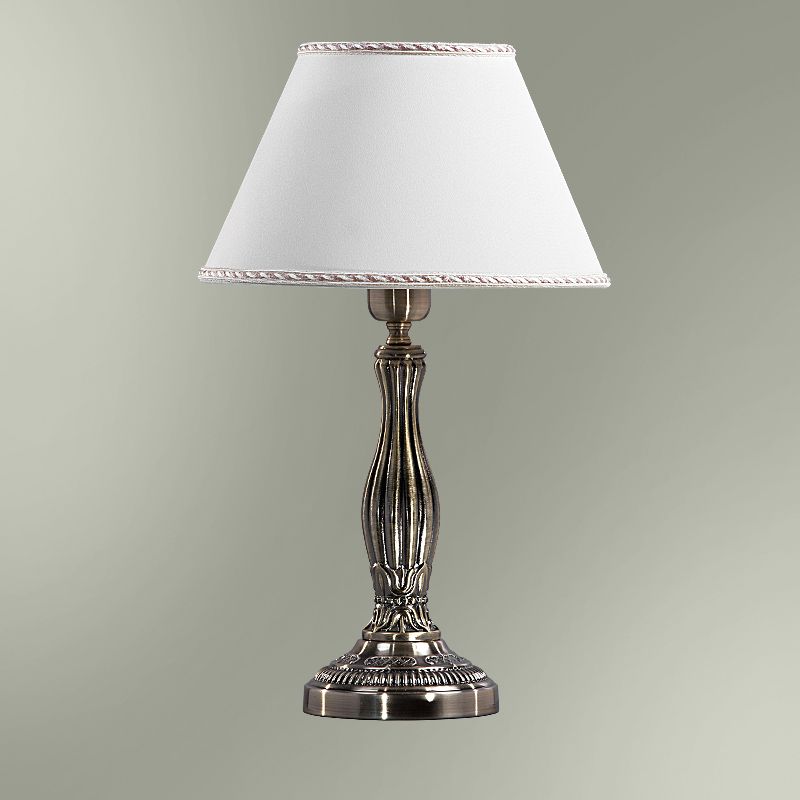 Настольная лампа с абажуром Good light Айвенго 26-522.56/13455 бронза