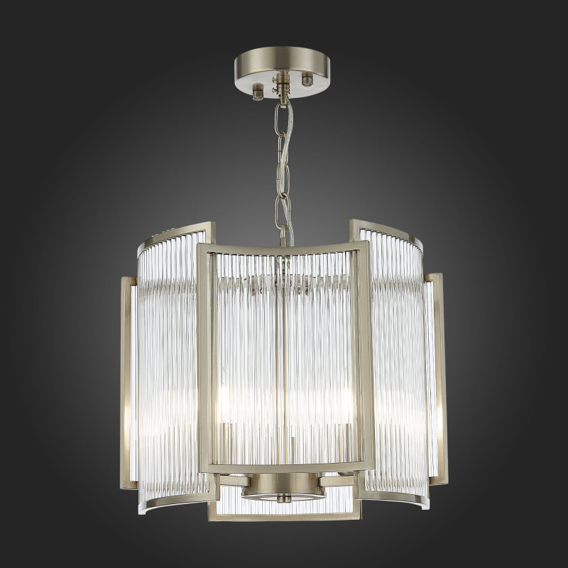 Люстра подвесная 41 см, 180W, ST LUCE COSENZA SL1234.103.03 Никель