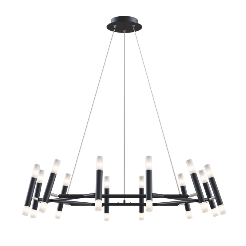 Подвесная люстра Maytoni Vigo MOD031PL-24B черный, диаметр 99.5 см