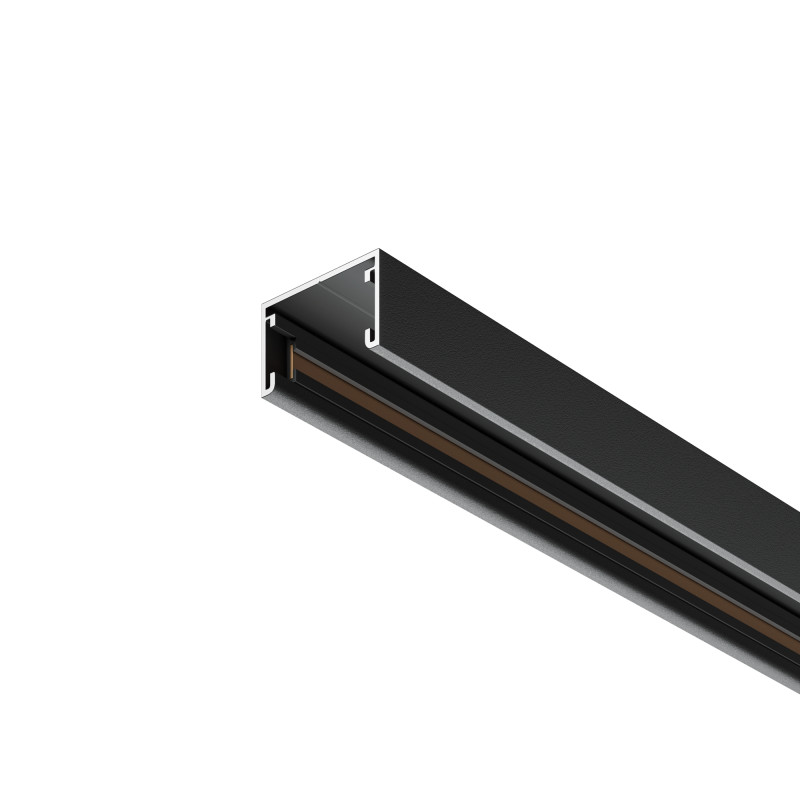 Шинопровод накладной для трековых светильников 100*2*1,2 см, Maytoni Technical Busbar trunkings Basity TRX172-111B черный