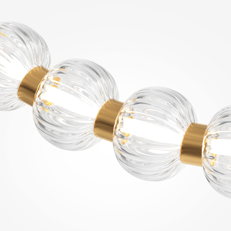 Подвесной светильник 150*9*63,6 см, LED, 36W, 3000К, Maytoni Amulet MOD555CL-L28G3K золотой