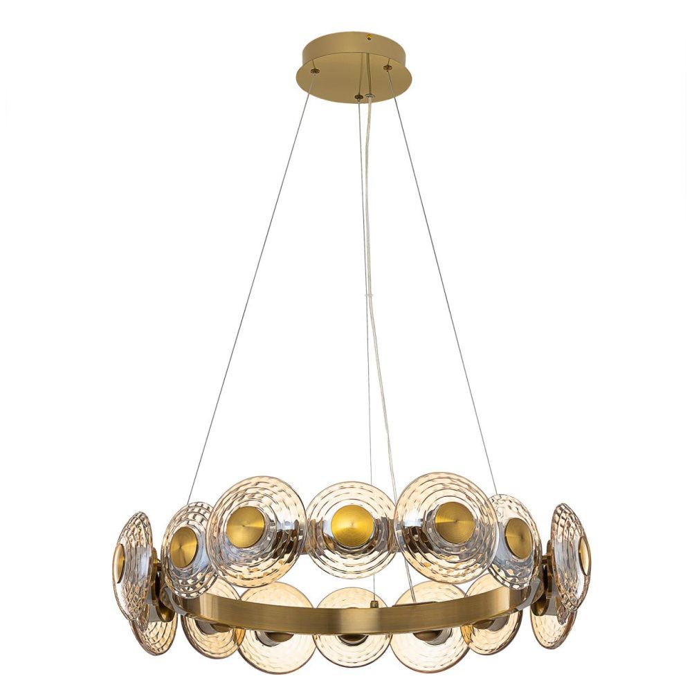 Светильник 75 см, 72W, 3000K, Citilux JANTAR CL240173, латунь