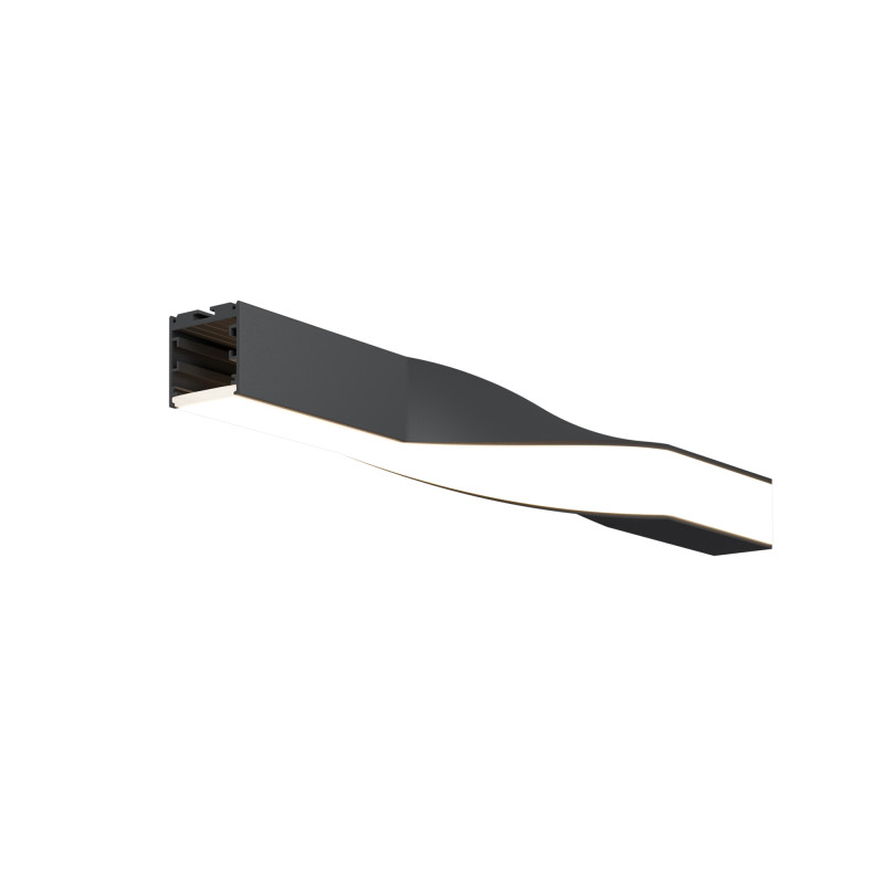Радиусный профиль 40 см, Maytoni Led strip ALM-3535R-B-TL-90°-0.4M, черный