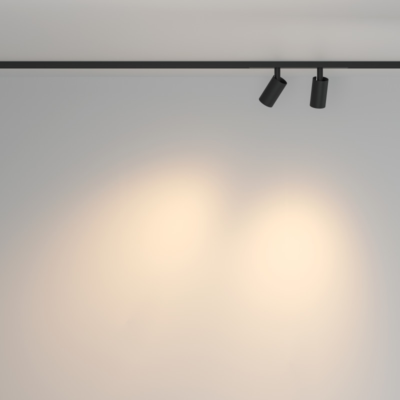 Светильник на шине 3,2*3,2*5,8 см, LED, 3000-6000К, Maytoni Technical Focus Duo TR176-1-2X5WTW-M-B черный