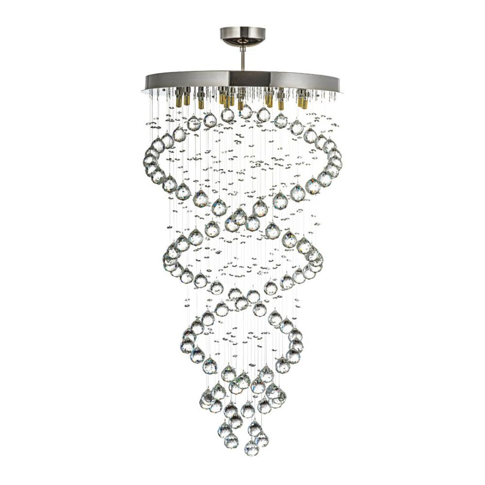 Люстра *55*114 см, 8**40W, Dio D`arte Tesoro Nickel Tesoro H 1.4.55.105 N, никель